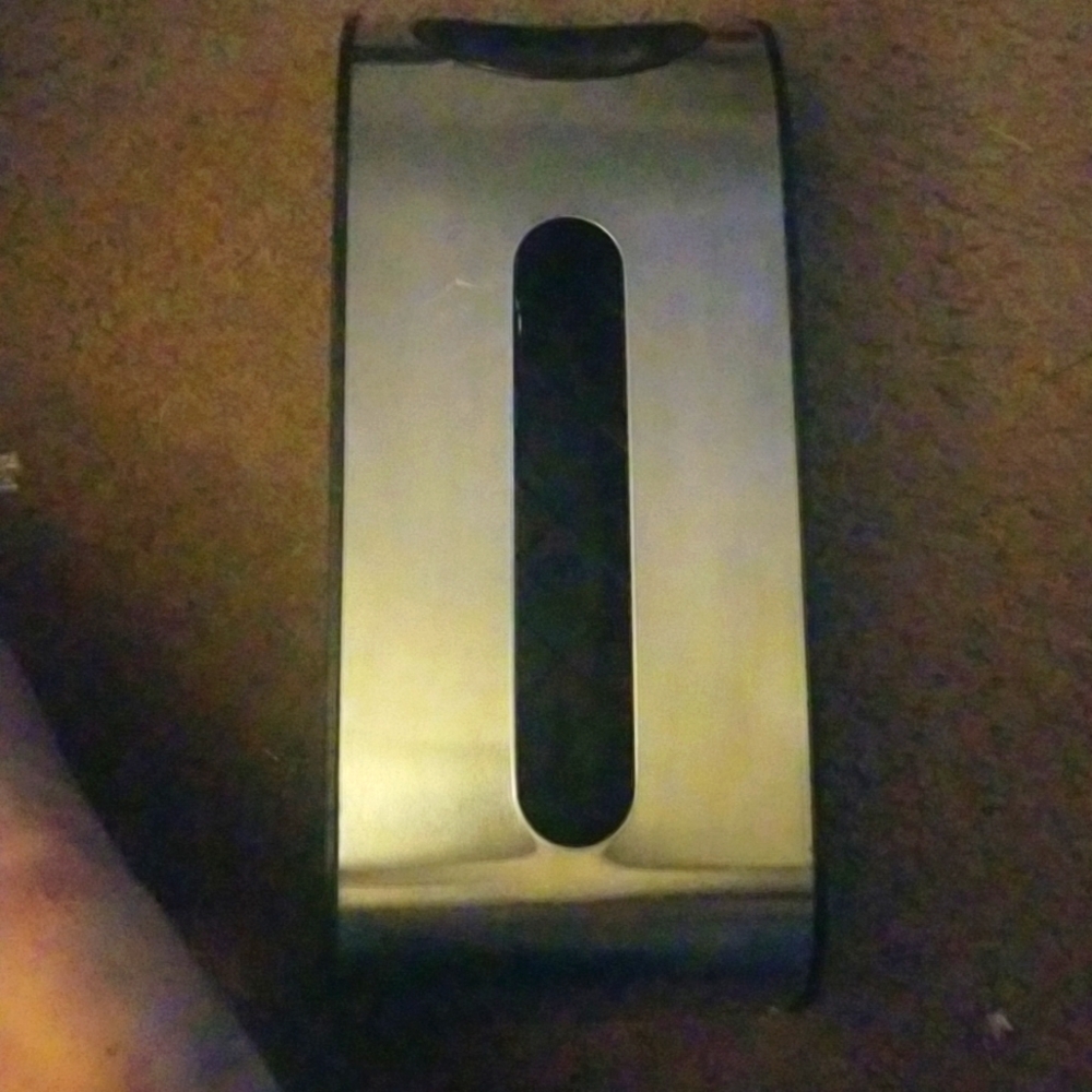 Chrome bag holder